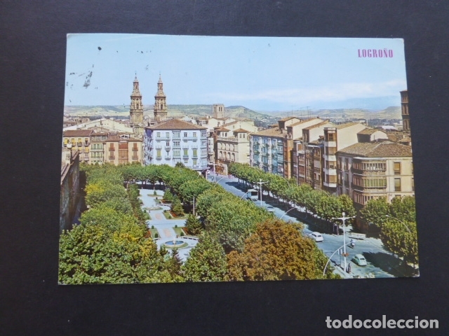 Postales: LOGRO&Ntilde;O LA RIOJA MURO DE CERVANTES - Foto 1