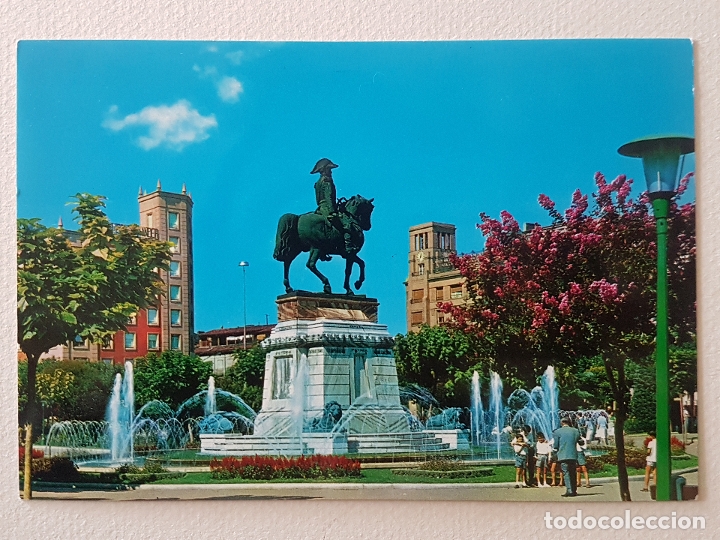 Postales: LOGRO&Ntilde;O PASEO DEL ESPOLON POSTAL - Foto 1