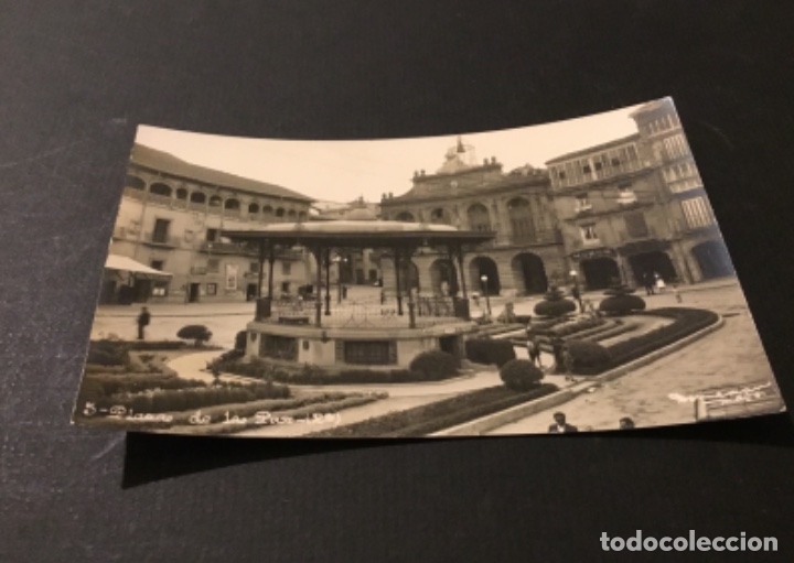 Postales: Antigua postal Haro logroño plaza de la paz fotográfica sin dividir - Foto 1 - 183227180