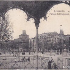 Postales: LOGROÑO (LA RIOJA) - PASEO DEL ESPOLÓN - HELIOTIPIA ARTÍSTICA ESPAÑOLA. Lote 192636441