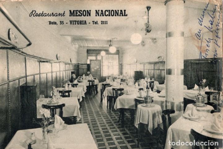 Postales: Vitoria. Restaurant Meson Nacional - Foto 1