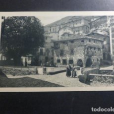 Postales: ORTIGOSA DE CAMEROS LA RIOJA VISTA DE LA PLAZA POSTAL PUBLICIDAD DIA DEL VINO 1932 AL DORSO. Lote 263883545