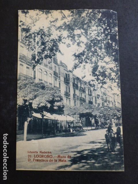 Postales: LOGRO&Ntilde;O MURO DE D. FRANCISCO DE LA MATA - Foto 1