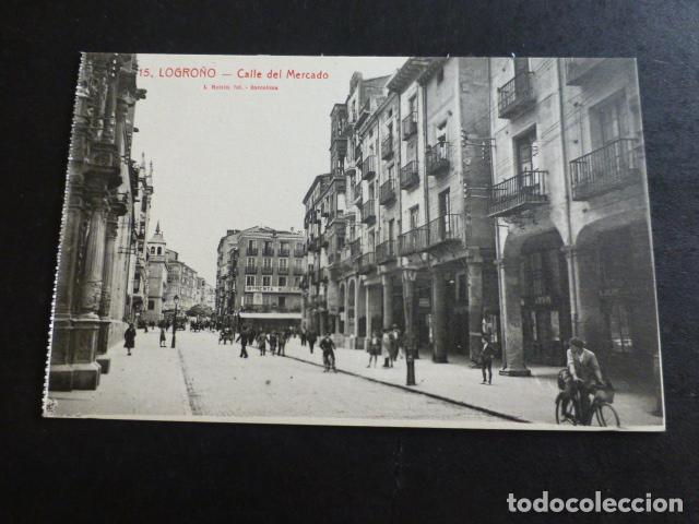 Postales: LOGRO&Ntilde;O CALLE DEL MERCADO - Foto 1