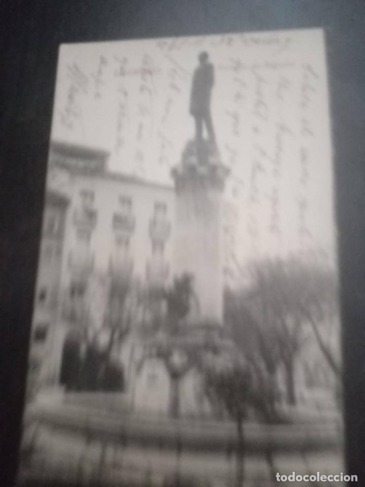 Postales: Logro&ntilde;o. Estatua de Sagasta - Foto 1