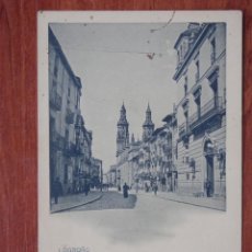 Postales: LA RIOJA LOGROÑO CALLE DEL MERCADO POSTAL ANTERIOR A 1905