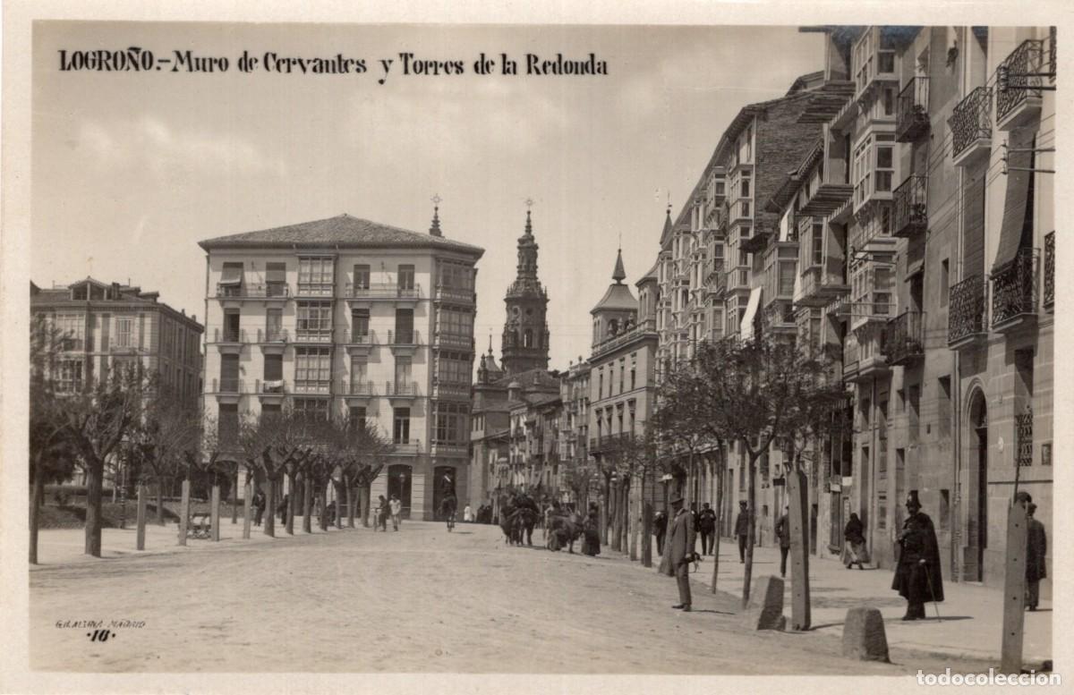 Postales: LOGRO&Ntilde;O. MURO DE CERVANTES - Foto 1