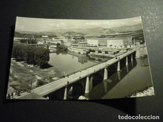 Postales: LOGRO&Ntilde;O PUENTE SOBRE EL EBRO - Foto 1