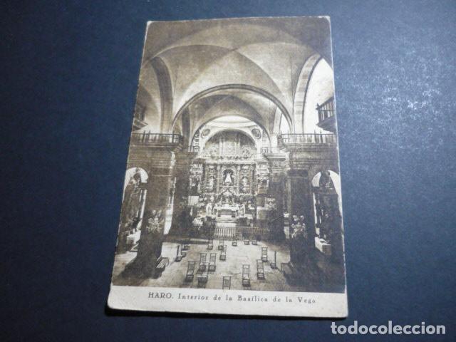 Postales: HARO LA RIOJA INTERIOR DE LA BASILICA DE LA VEGA - Foto 1