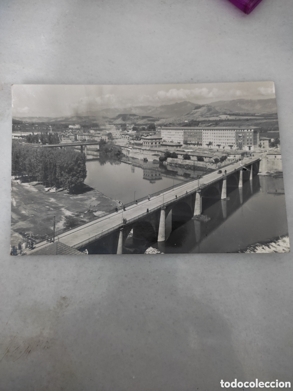 Postales: Postal 39 de Logro&ntilde;o puentes sobre el ebro - Foto 1