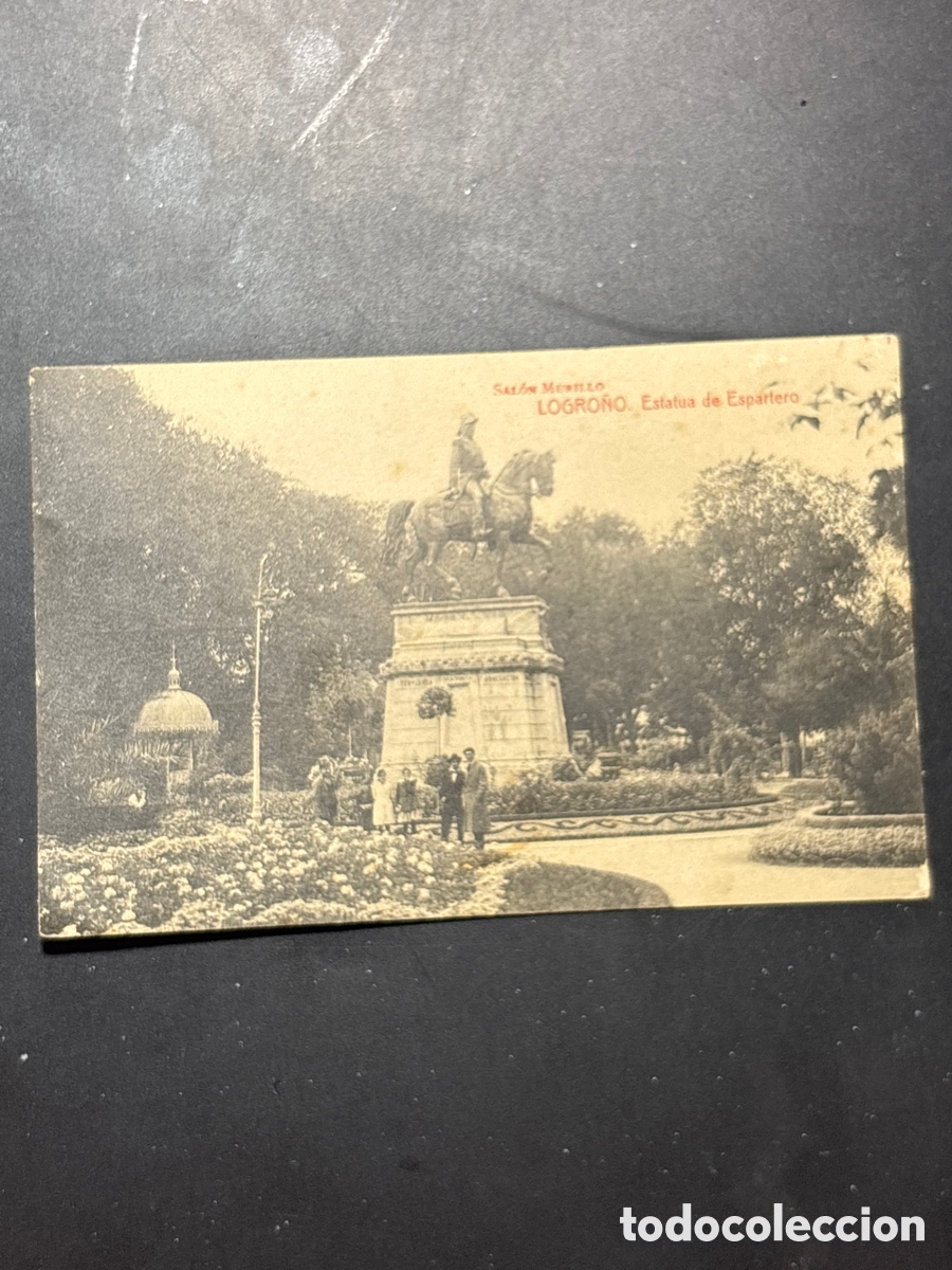 Postales: Antigua postal. Logro&ntilde;o. - Foto 1
