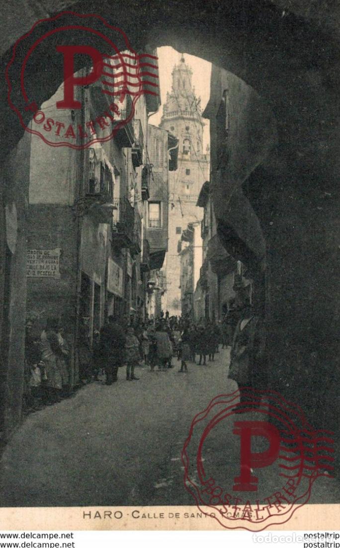 Postales: HARO. CALLE DE SANTO TOMAS - Foto 1