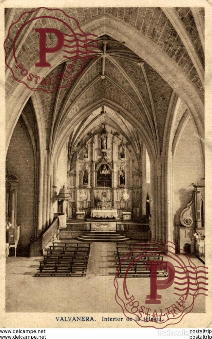 Postales: VALVANERA LA RIOJA. INTERIOR DE LA IGLESIA - Foto 1
