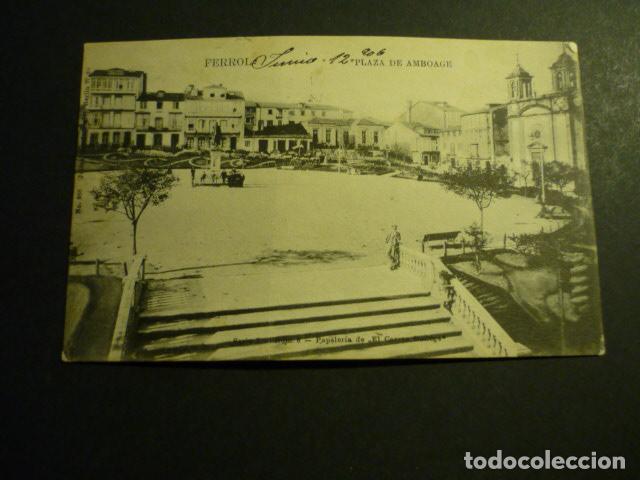 Postales: FERROL LA CORU&Ntilde;A PLAZA DE AMBOAGE - Foto 1