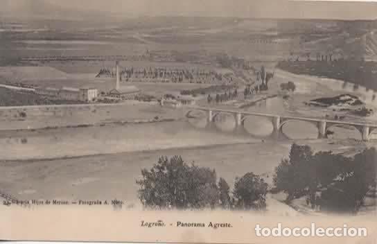 Postales: LA RIOJA LOGRO&Ntilde;O PUENTE BRIDGE DORSO SIN DIVIDIR