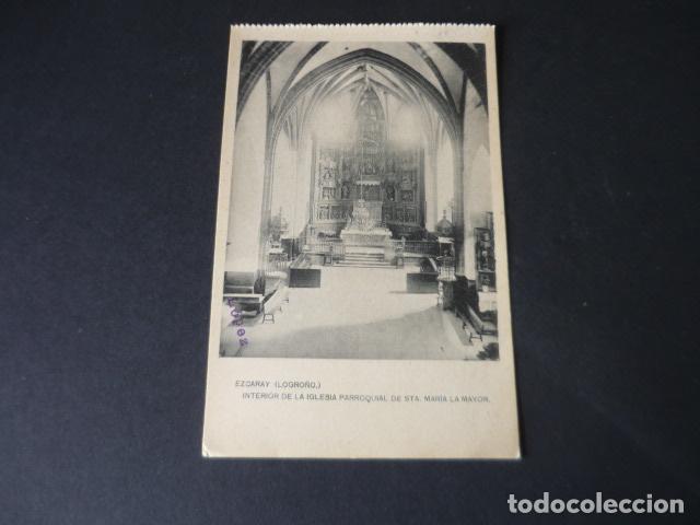 Cartoline: EZCARAY LA RIOJA INTERIOR DE LA IGLESIA PARROQUIAL DE SANTA MARIA LA MAYOR