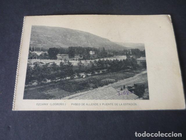 Postales: EZCARAY LA RIOJA PASEO DE ALLENDE Y PUENTE DE LA ESTACION