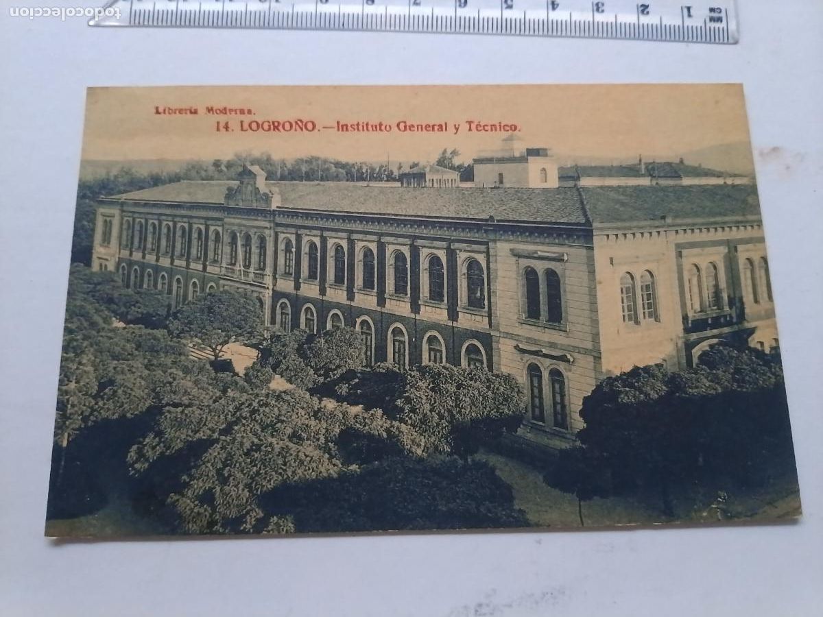 Postales: Logro&ntilde;o, postal antigua