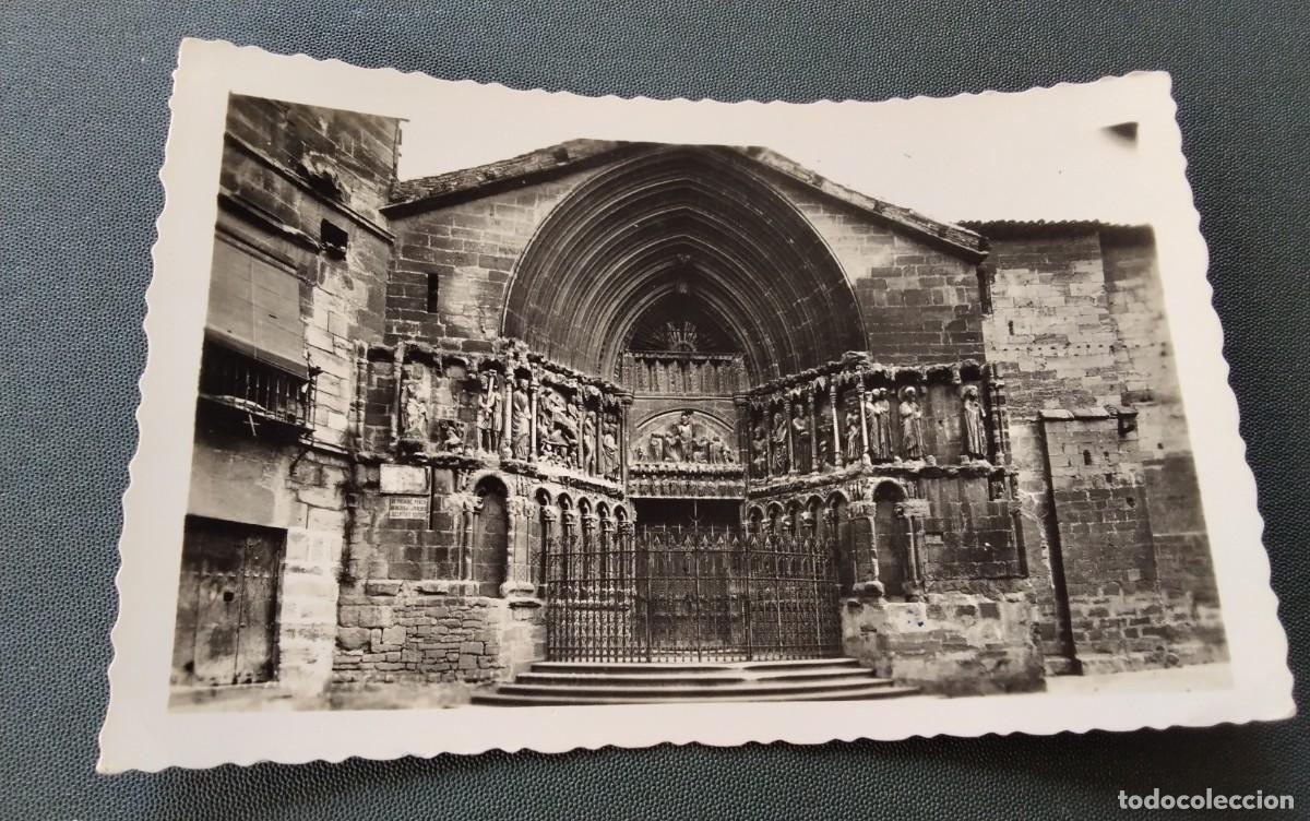 Postales: LOGRO&Ntilde;O , POSTAL ANTIGUA , BLANCO Y NEGRO