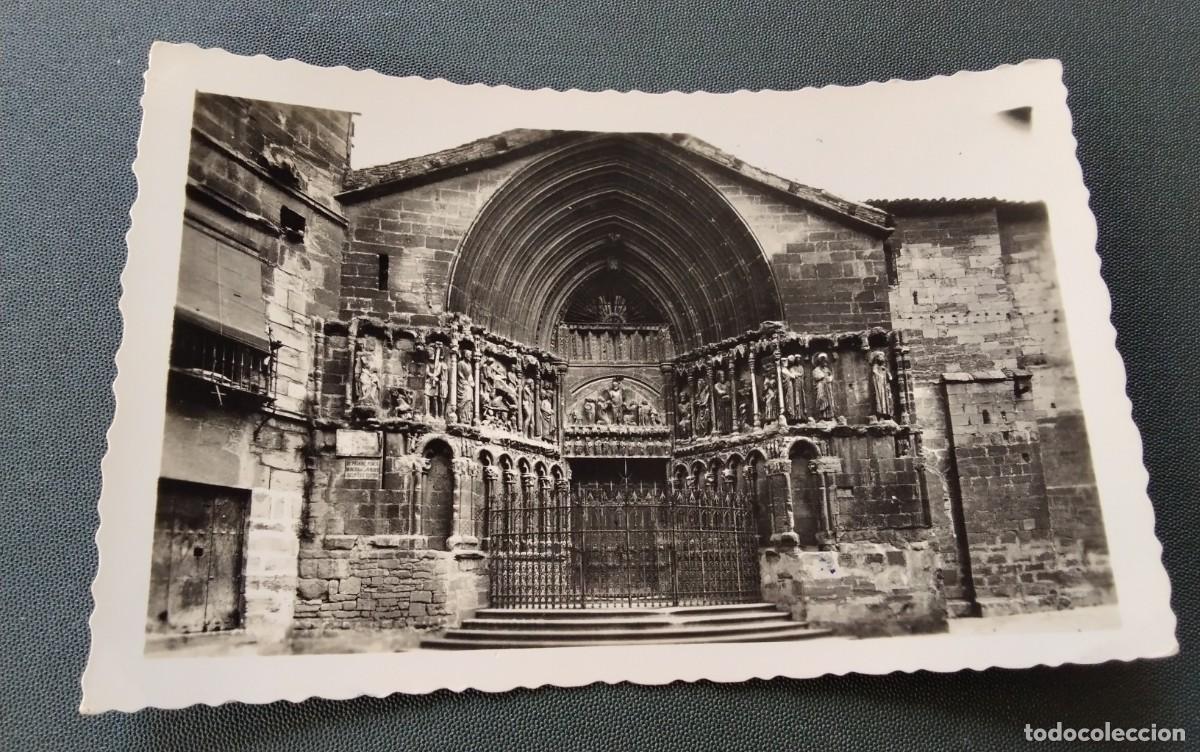 Postales: LOGRO&Ntilde;O , POSTAL ANTIGUA , BLANCO Y NEGRO - Foto 2