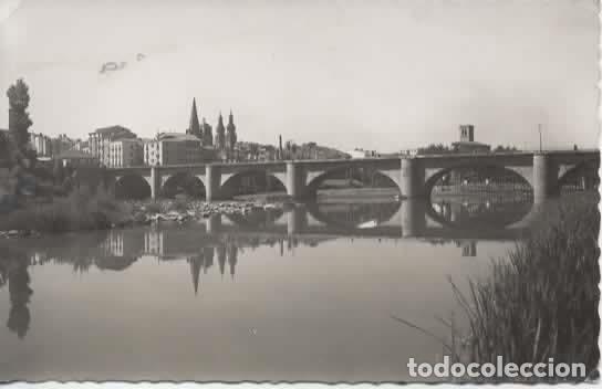 Postales: LA RIOJA ESCRITA LOGRO&Ntilde;O PUENTE DE PIEDRA