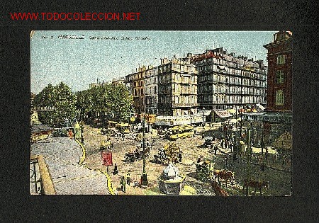 Postales: Postal de MARSEILLE (Francia) con tranvias - Foto 1