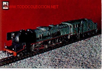 Postales: 7-811. Maqueta Locomotora - Foto 1