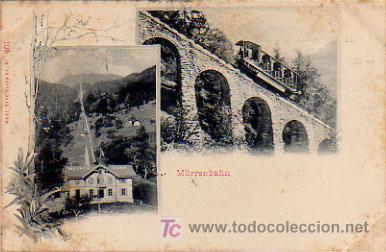 Postales: FERROCARRILES. FRANCIA. M&Uuml;RRENBAHN. - Foto 1