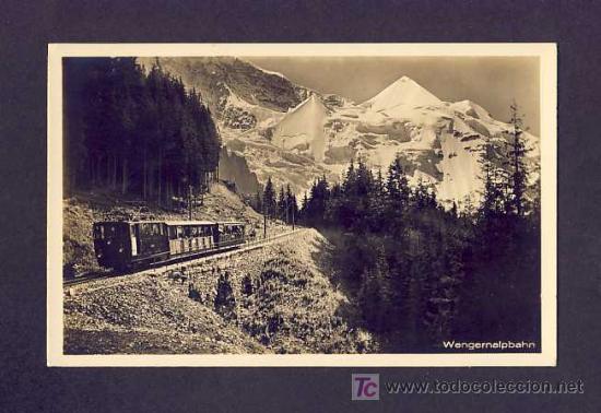 Postales: Postal de Wengernalpbahn (Suiza). Tren - Foto 1