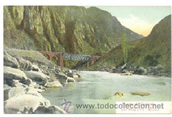 Postales: Postal MENDOZA .. Puente Cacheuta .. Ferrocarril - Foto 1