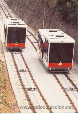 Postales: 7f-1428. Nuevo Funicular de Valvidrera - Foto 1