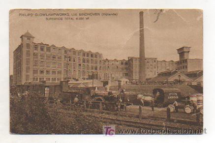 Postales: PHILIPS GLOWLAMPWORKS, LTD. EINDHOVEN (HOLANDA). FERROCARRIL. - Foto 1