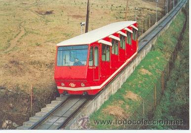 Postales: 7f-1659. Funicular de Artxanda, en Bilbao 12/92 - Foto 1