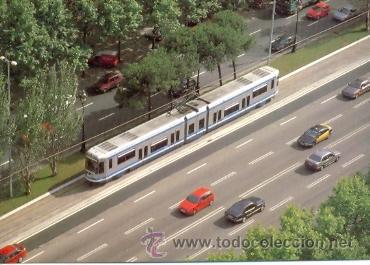 Postales: 7f-1812. El trmvia de la Diagonal - Foto 1