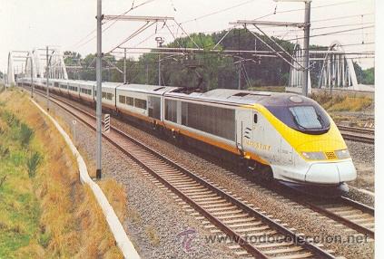 Postales: 7f-857. TGV. Eurostar - Foto 1