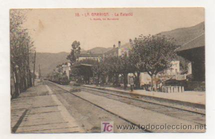 Postales: LA GARRIGA. LA ESTACI&Oacute; DEL FERROCARRIL. (L. ROISIN) - Foto 1