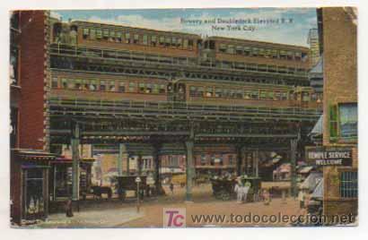 Postales: FERROCARRIL ELEVADO. NEW YORK CITY. - Foto 1