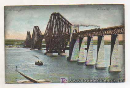 Postales: FORTH BRIDGE. FERROCARRIL EN EL PUENTE. - Foto 1