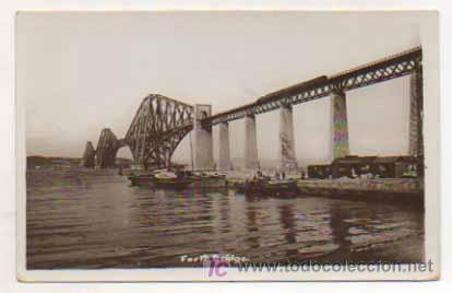 Postales: FORTH BRIDGE. FERROCARRIL EN EL PUENTE. - Foto 1