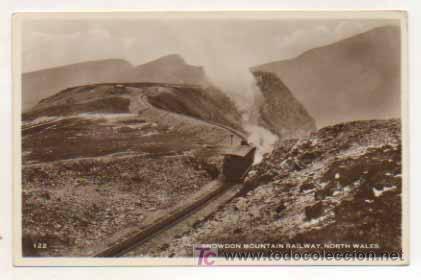 Postales: SNOWDOWN MOUNTAIN RAILWAY, NORTH WALES. FERROCARRIL. - Foto 1