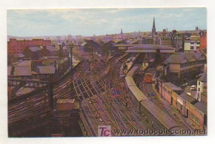Postales: LARGEST RAILWAY CROSSING, NEWCASTLE UPON TYNE. - Foto 1