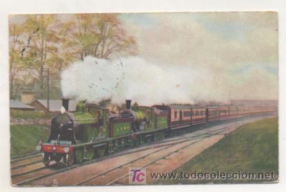 Postales: BOURNEMOUTH EXPRESS. FRANCIA. FERROCARRILES. - Foto 1