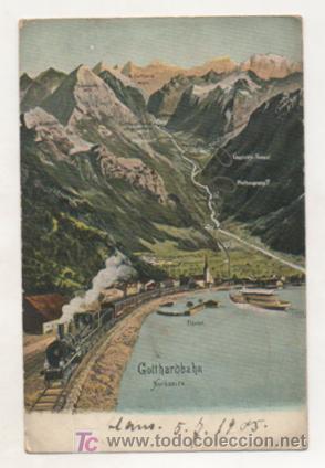 Postales: GOTTHARDBAHN. NORDSEITE. FERROCARRILES. SUIZA. - Foto 1