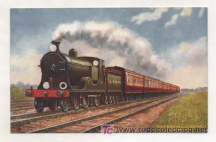Postales: THE AMERICAN BOAT EXPRESS. FERROCARRILES. - Foto 1