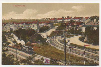 Postales: FERROCARRILES. ALEMANIA. PFORZHEIM. - Foto 1