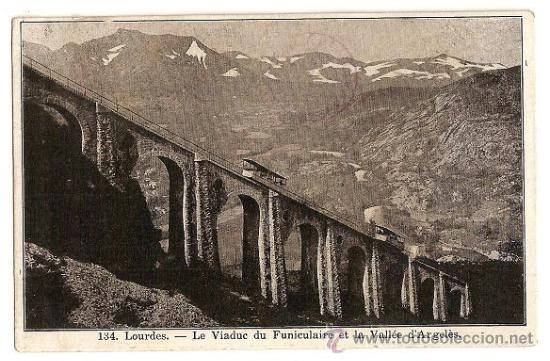 Postales: 5372- EL VIADUCTO-FUNICULAR DEL VALLE DE ARGEL&Eacute;S - Foto 1