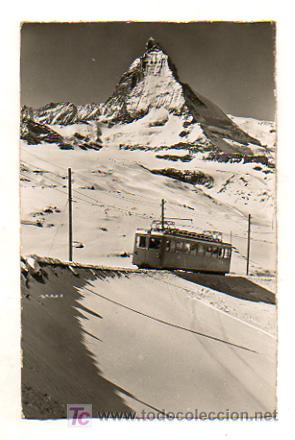 Postales: GORNERGRATBAHN UND MATTERHORN. SUIZA. - Foto 1