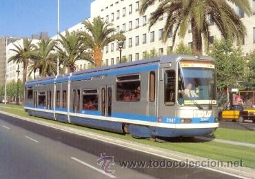 Postales: 7f-2224. Postal. El Tranv&iacute;a de la Diagonal. - Foto 1
