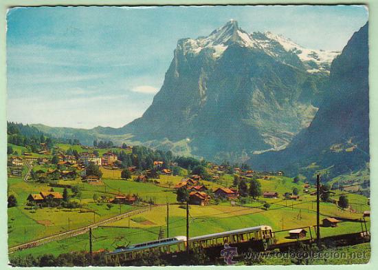 Postales: el tren de Grindelwald (Suiza) - Foto 1