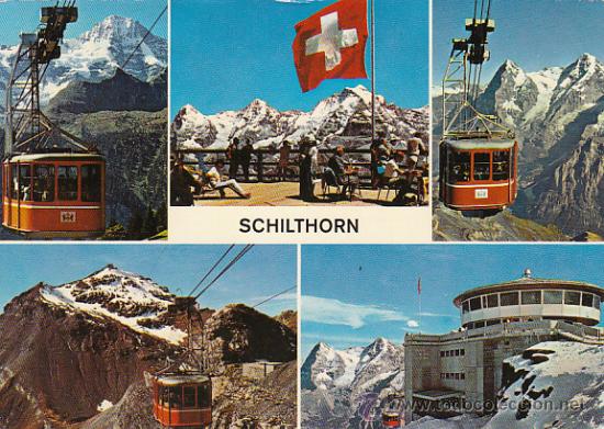 Postales: telecabinas en Schilthorn (Suiza) - Foto 1